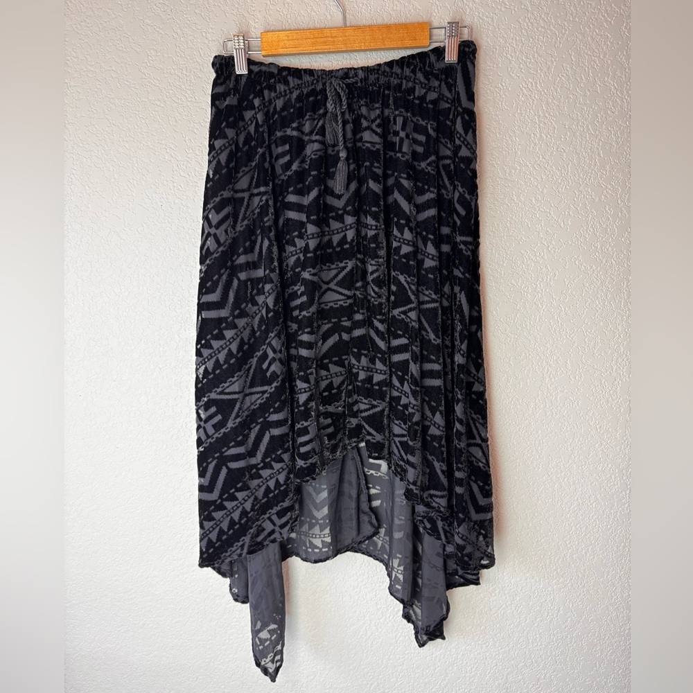 DENIM & SUPPLY Ralph Lauren Black Laser Designed Women's Skirt